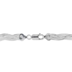 Bracelet Elae Argent Blanc