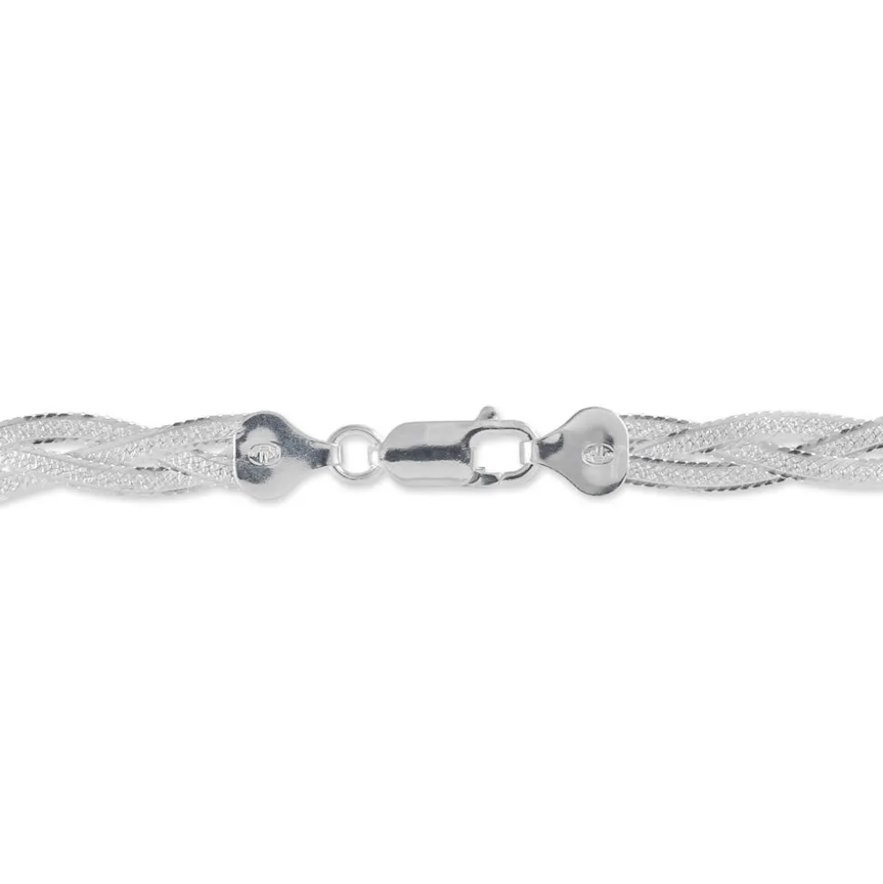 Bracelet Elae Argent Blanc