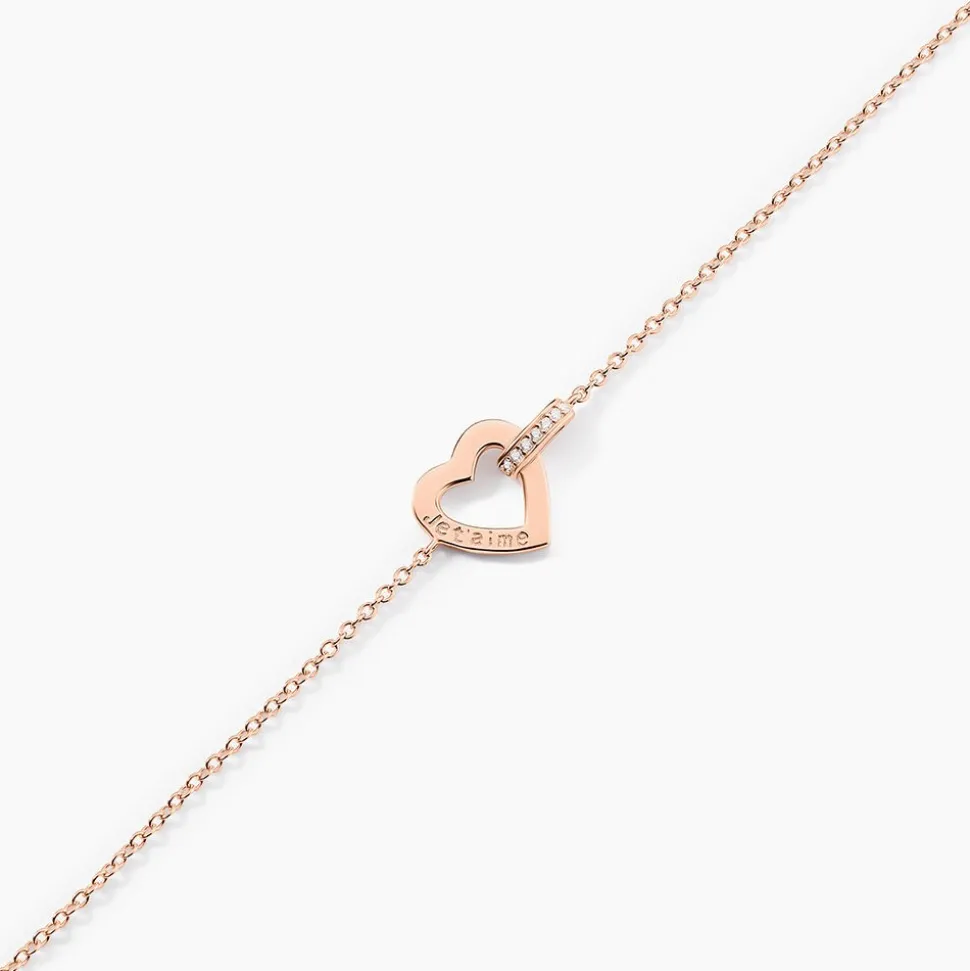 Bracelet Elanda Argent Rose Oxyde De Zirconium
