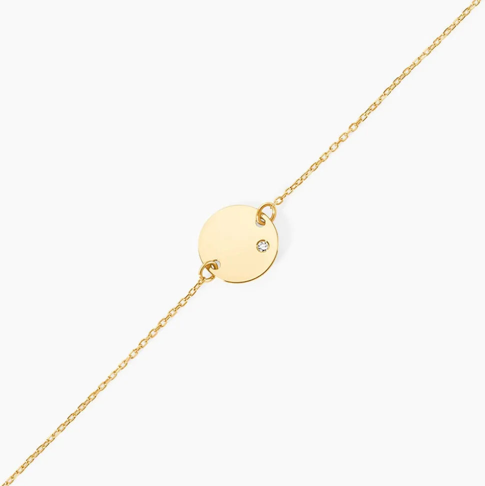 Bracelet Eleone Or Jaune Diamant