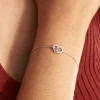 Marc Orian Bracelets Or|Cadeaux Mariage > Bracelet Eliana Or Blanc Amethyste Et Oxyde De Zirconium
