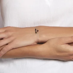 Marc Orian Bracelets|Bijoux Fantaisie > Bracelet Elisane Argent Blanc Pierre De Synthese