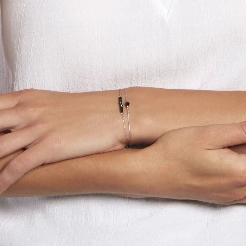 Marc Orian Bracelets|Bijoux Fantaisie > Bracelet Elisane Argent Blanc Pierre De Synthese