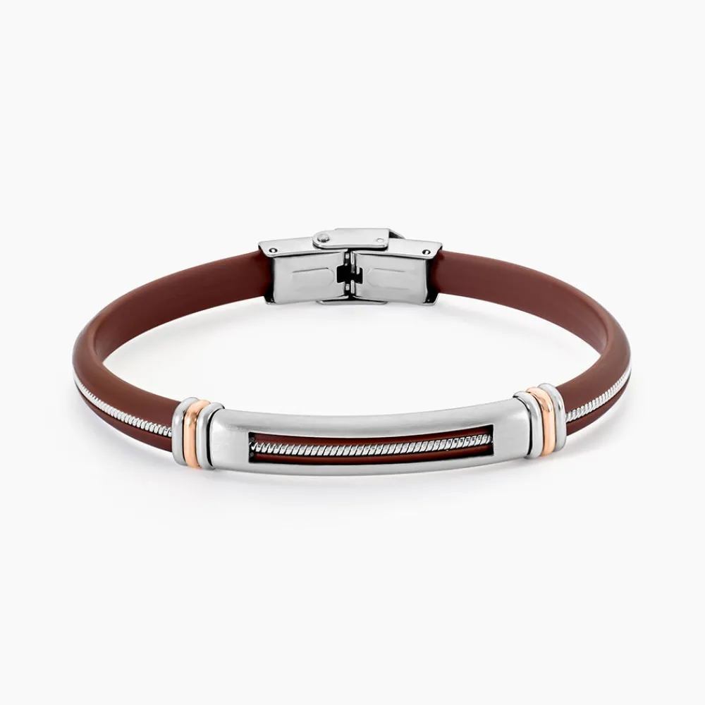 Marc Orian Bracelets Homme|Bracelets Acier Inoxydable > Bracelet Ellis Acier Blanc