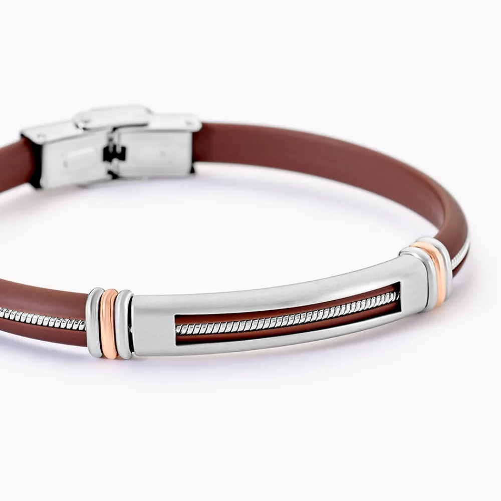 Marc Orian Bracelets Homme|Bracelets Acier Inoxydable > Bracelet Ellis Acier Blanc