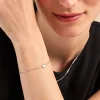 Marc Orian Bracelets|Bijoux Coeur > Bracelet Elodia Argent Blanc