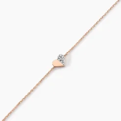 Bracelet Emilia Or Rose Diamant