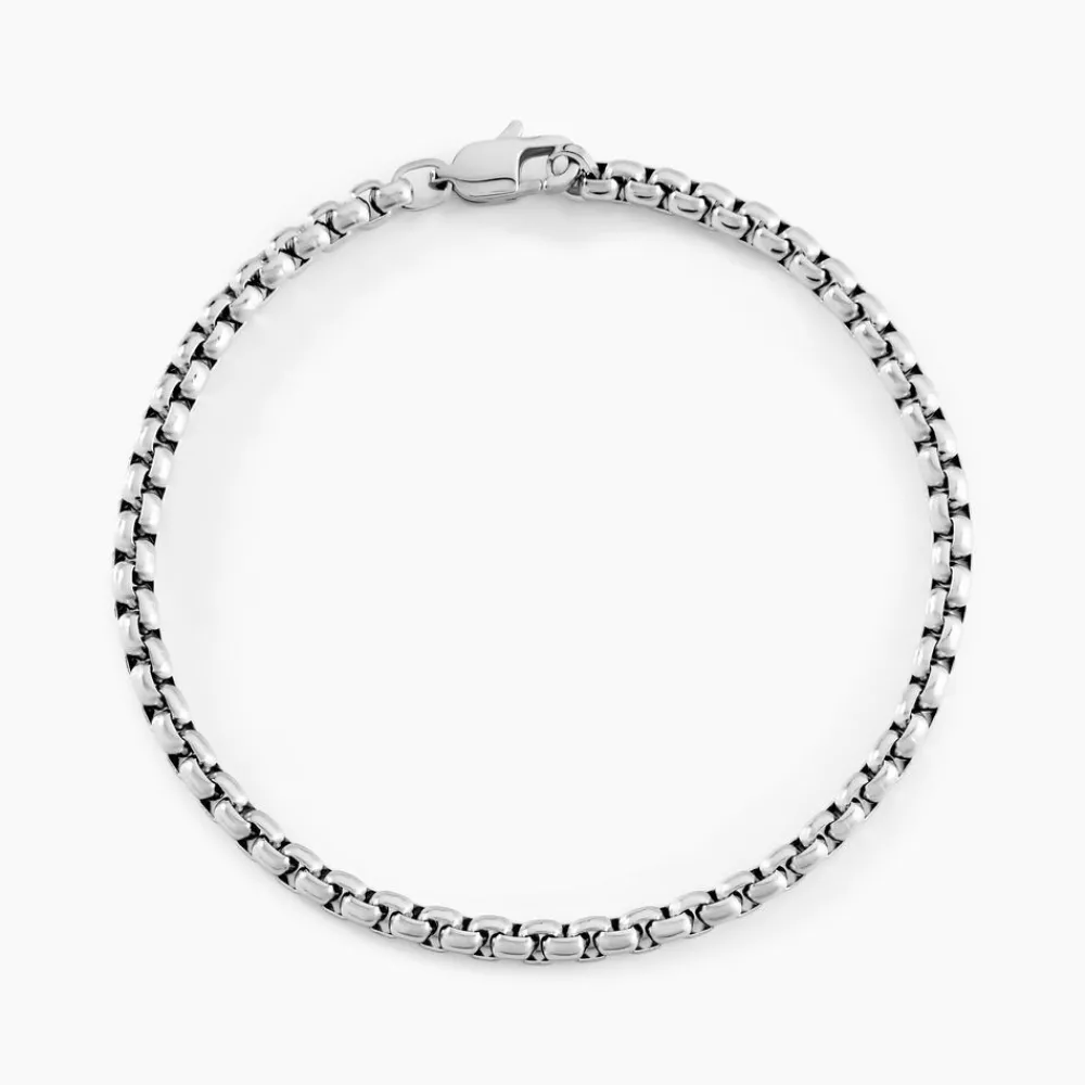 Marc Orian Bracelets Homme|Bracelets Acier Inoxydable > Bracelet Emrick Acier Blanc