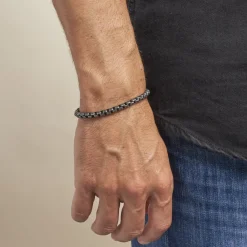 Marc Orian Bracelets Homme|Bracelets Acier Inoxydable > Bracelet Emrick Acier Gris