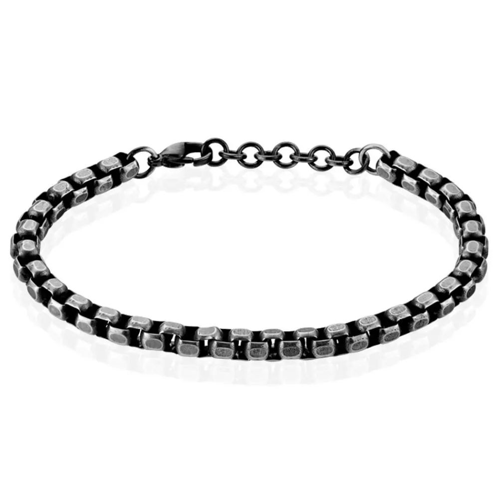 Marc Orian Bracelets Homme|Bracelets Acier Inoxydable > Bracelet Emrick Acier Gris