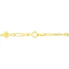Marc Orian Bracelets Or|Bracelets Mailles > Bracelet Esma Maille Alternee 1/3 Or Jaune