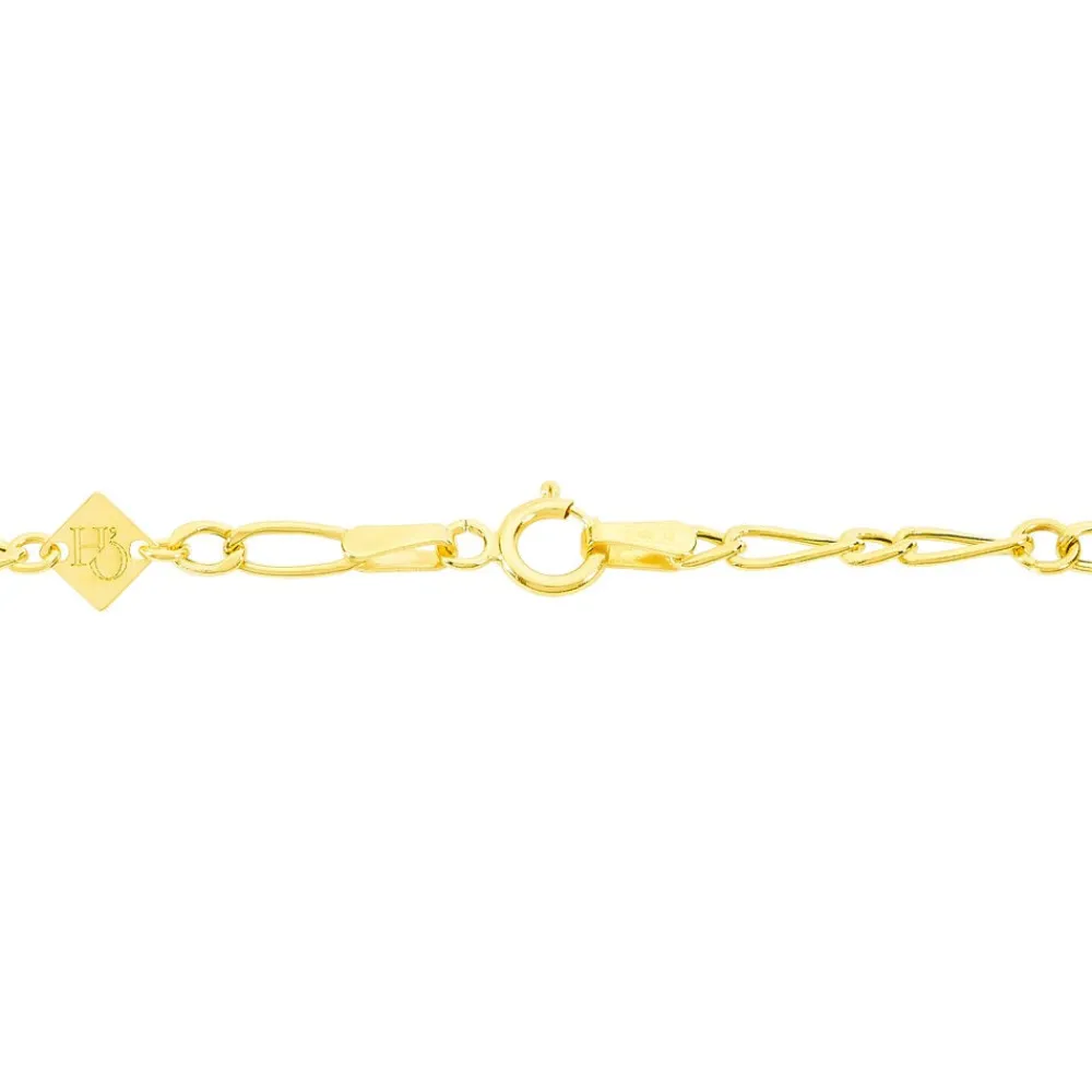 Marc Orian Bracelets Or|Bracelets Mailles > Bracelet Esma Maille Alternee 1/3 Or Jaune