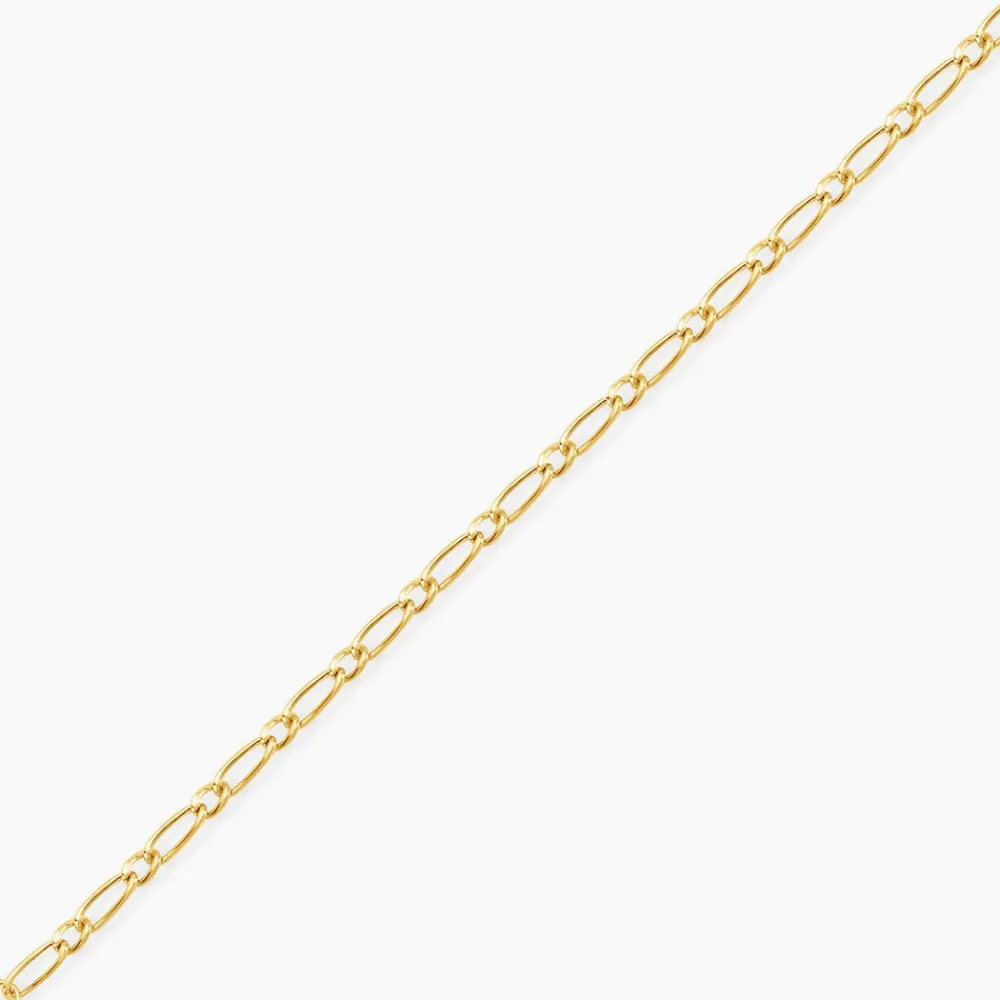 Marc Orian Bracelets Or|Bracelets Mailles > Bracelet Esma Maille Alternee 1/3 Or Jaune