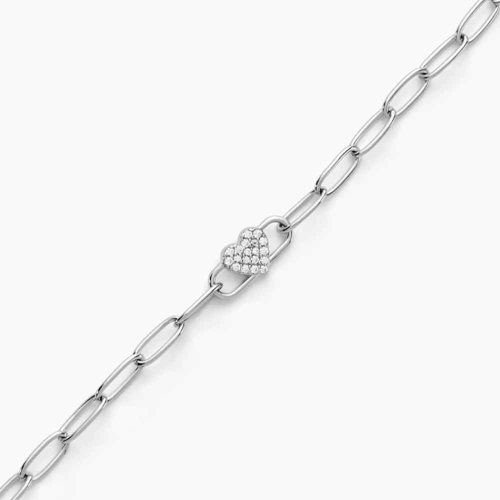 Marc Orian Bijoux Zirconium|Bracelets > Bracelet Eternity Argent Blanc Oxyde De Zirconium