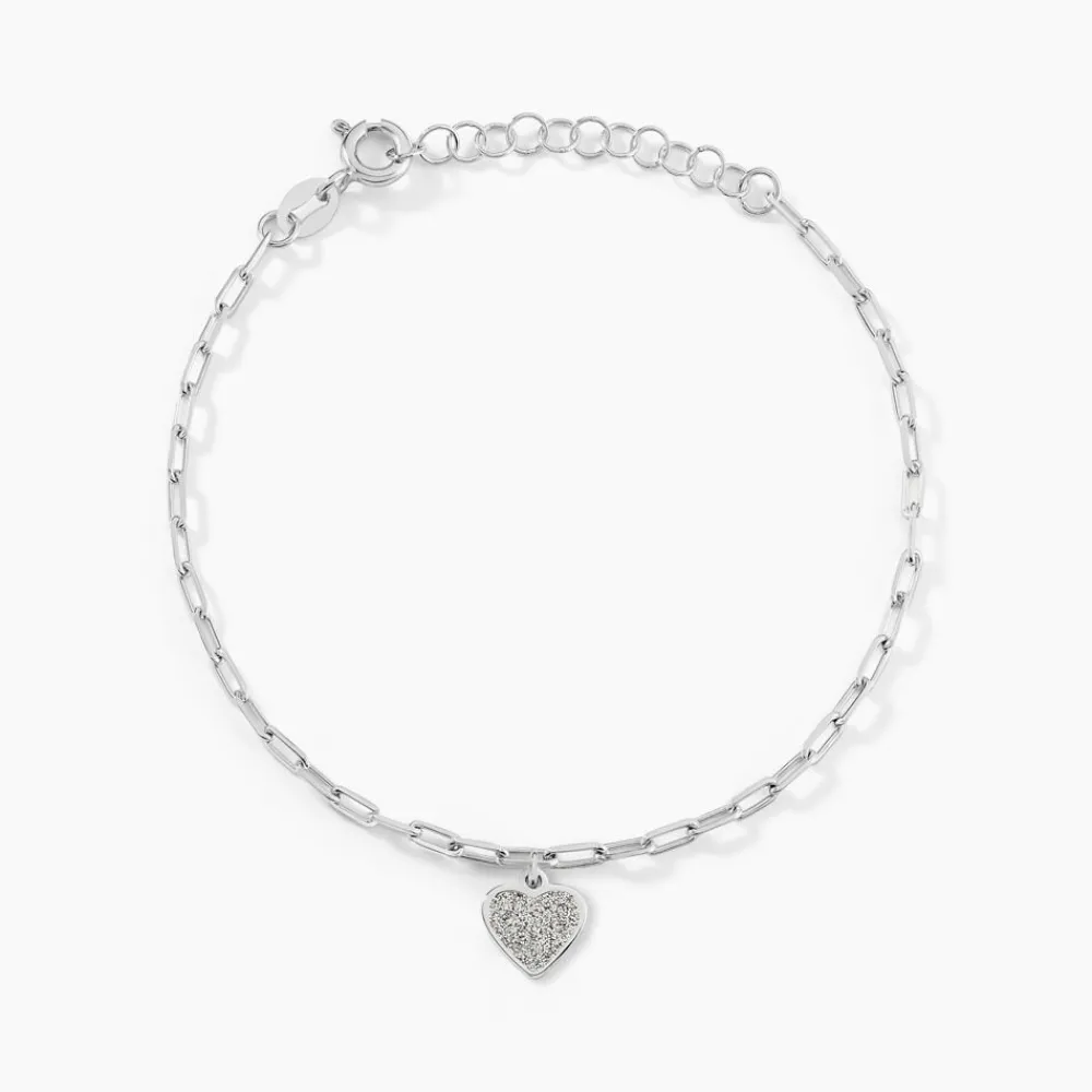 Marc Orian Bracelets|Bijoux Fantaisie > Bracelet Etincelante Argent Blanc