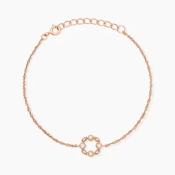 Marc Orian Bracelets|Idées Cadeaux Femme > Bracelet Eugenie Argent Rose Oxyde De Zirconium