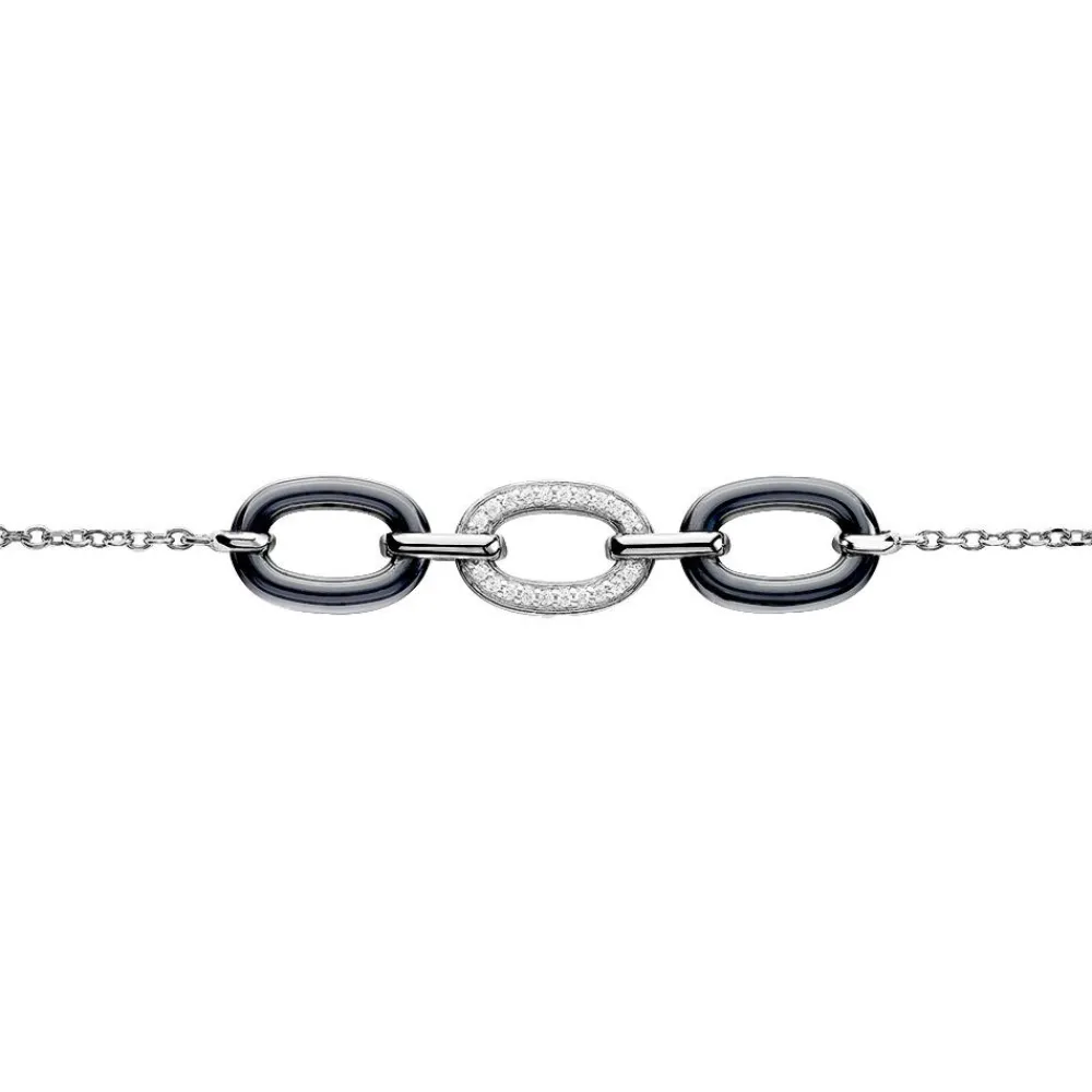 Marc Orian Bracelets|Idées Cadeaux Femme > Bracelet Eulalie Argent Blanc Céramique Et Oxyde De Zirconium
