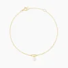 Bracelet Eusebios Or Jaune Perle De Culture