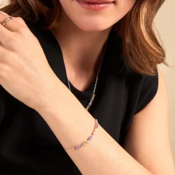 Marc Orian Bracelets|Idées Cadeaux Femme > Bracelet Evasion Argent Blanc Pierre De Synthese Oxyde De Zirconium