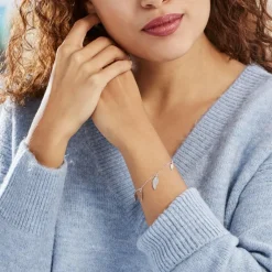 Marc Orian Bracelets|Bijoux Fantaisie > Bracelet Fabia Argent Blanc