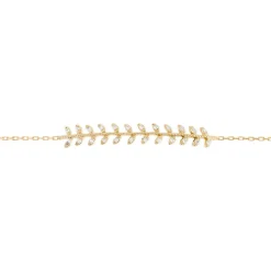 Bracelet Fabrizia Plaqué Or Jaune Oxyde De Zirconium