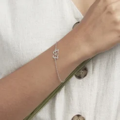 Marc Orian Bracelets|Bijoux Fantaisie > Bracelet Farfalla Argent Blanc