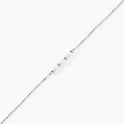 Bracelet Felisia Argent Blanc Perle De Culture