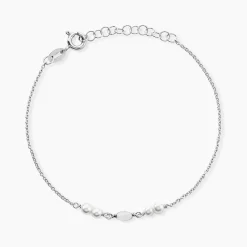 Marc Orian Bracelets|Bijoux Fantaisie > Bracelet Felisia Argent Blanc Cristaux De Swarovski argent blanc cristaux de swarovski blanc