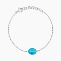 Marc Orian Bracelets|Idées Cadeaux Femme > Bracelet Franz Argent Blanc Cristaux De Swarovski argent blanc cristaux de swarovski bleu