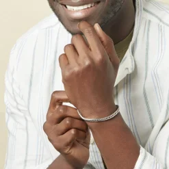 Marc Orian Bracelets Homme|Bracelets Acier Inoxydable > Bracelet Frederic Acier Blanc