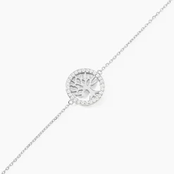 Marc Orian Bijoux Zirconium|Bijoux Arbre De Vie > Bracelet Galla Argent Blanc Oxyde De Zirconium