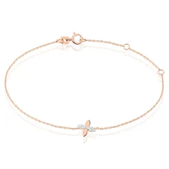 Bracelet Ginila Or Rose Diamant