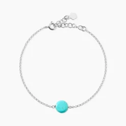 Marc Orian Bracelets|Idées Cadeaux Femme > Bracelet Graziana Argent Blanc Turquoise