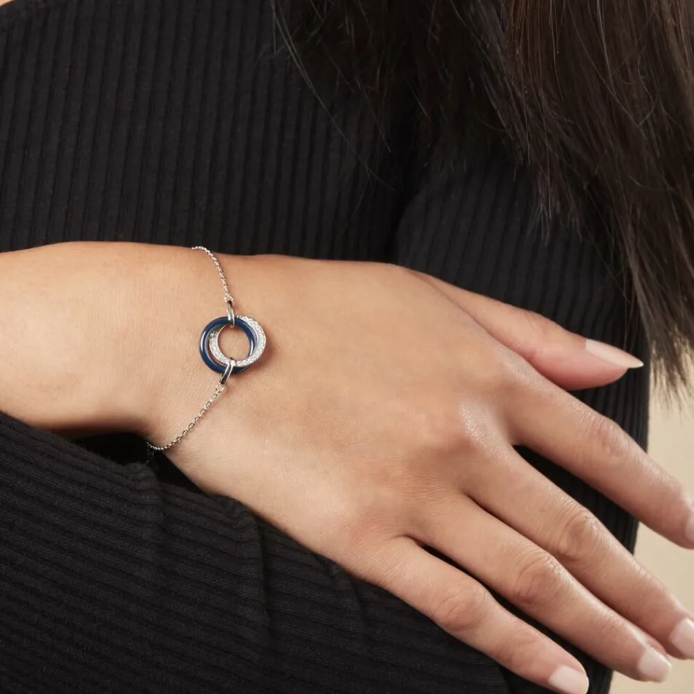 Marc Orian Bracelets|Bijoux Fantaisie > Bracelet Grizzel Argent Céramique Oxyde