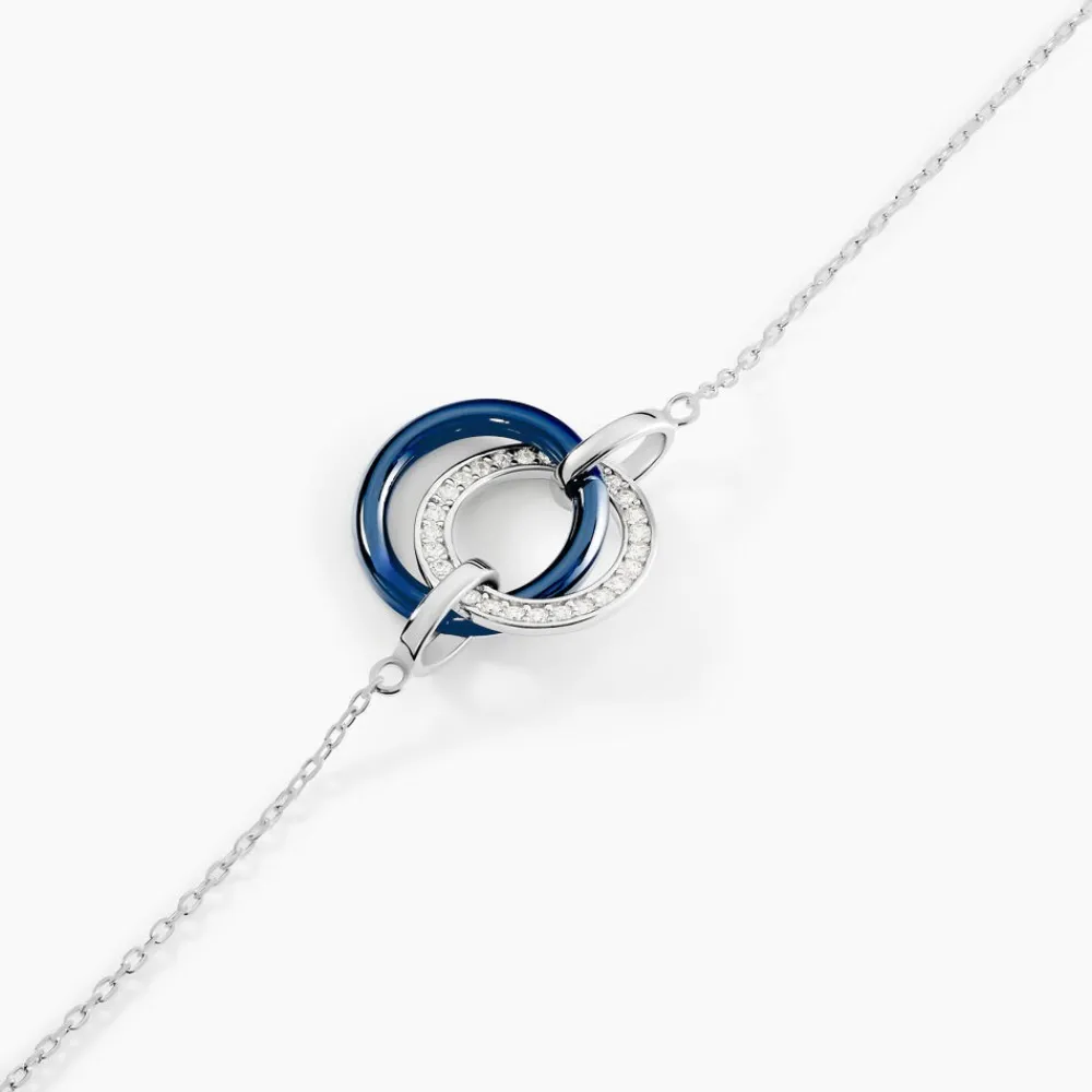 Marc Orian Bracelets|Bijoux Fantaisie > Bracelet Grizzel Argent Céramique Oxyde
