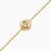 Bracelet Guess G Crystal Acier Jaune Oxyde De Zirconium