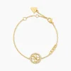 GUESS BIJOUX Bijoux Zirconium|Bracelets Acier Inoxydable > Bracelet Guess Life In 4G Acier Jaune Oxyde De Zirconium