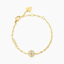 GUESS BIJOUX Bijoux Zirconium|Bracelets Acier Inoxydable > Bracelet Guess Petra Acier Jaune Oxyde De Zirconium