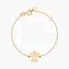 Marc Orian Bracelets Or|Bracelets Enfants > Bracelet Hallie Ange Et Coeur Or Jaune