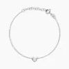 Marc Orian Bracelets Chaînes|Bracelets > Bracelet Hearten Argent Blanc