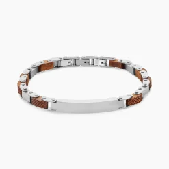 Marc Orian Bracelets Homme|Bracelets Acier Inoxydable > Bracelet Identité Acier Blanc Jorg