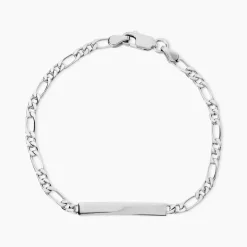 Marc Orian Gourmettes Argent|Bracelets Homme > Bracelet Identité Argent Blanc Vila