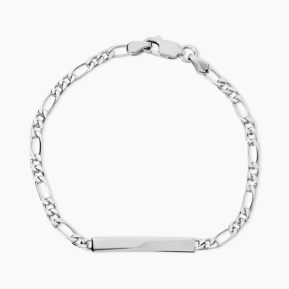 Marc Orian Gourmettes Argent|Bracelets Homme > Bracelet Identité Argent Blanc Vila