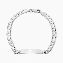 Bracelet Identité Casper Argent Blanc