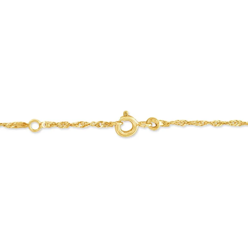 Bracelet Identite Bebe Or Jaune Ericka