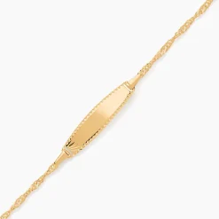 Marc Orian Bracelets Or|Idées Cadeaux Enfant > Bracelet Identite Bebe Or Jaune Ericka