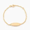 Marc Orian Bracelets Or|Idées Cadeaux Enfant > Bracelet Identite Bebe Or Jaune Ericka