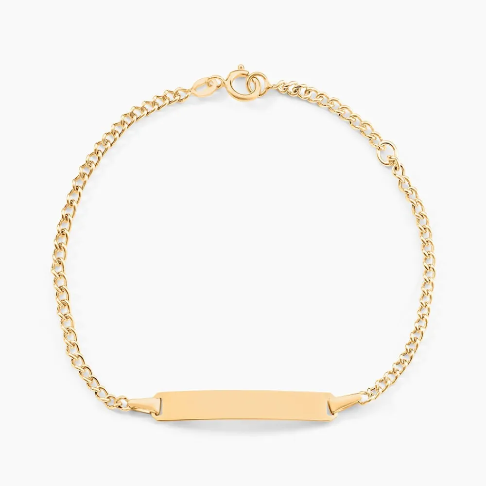 Marc Orian Bracelets Or|Bijoux Or > Bracelet Identité Etheline Maille Gourmette Or Jaune