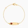 Marc Orian Bracelets Or|Idées Cadeaux Enfant > Bracelet Identité Gaspardine Maille Forçat Or Jaune