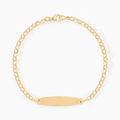 Marc Orian Bracelets Or|Idées Cadeaux Enfant > Bracelet Identité Marcel Or Jaune